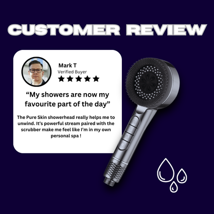 Affinelux Grey Pure Skin Shower Head