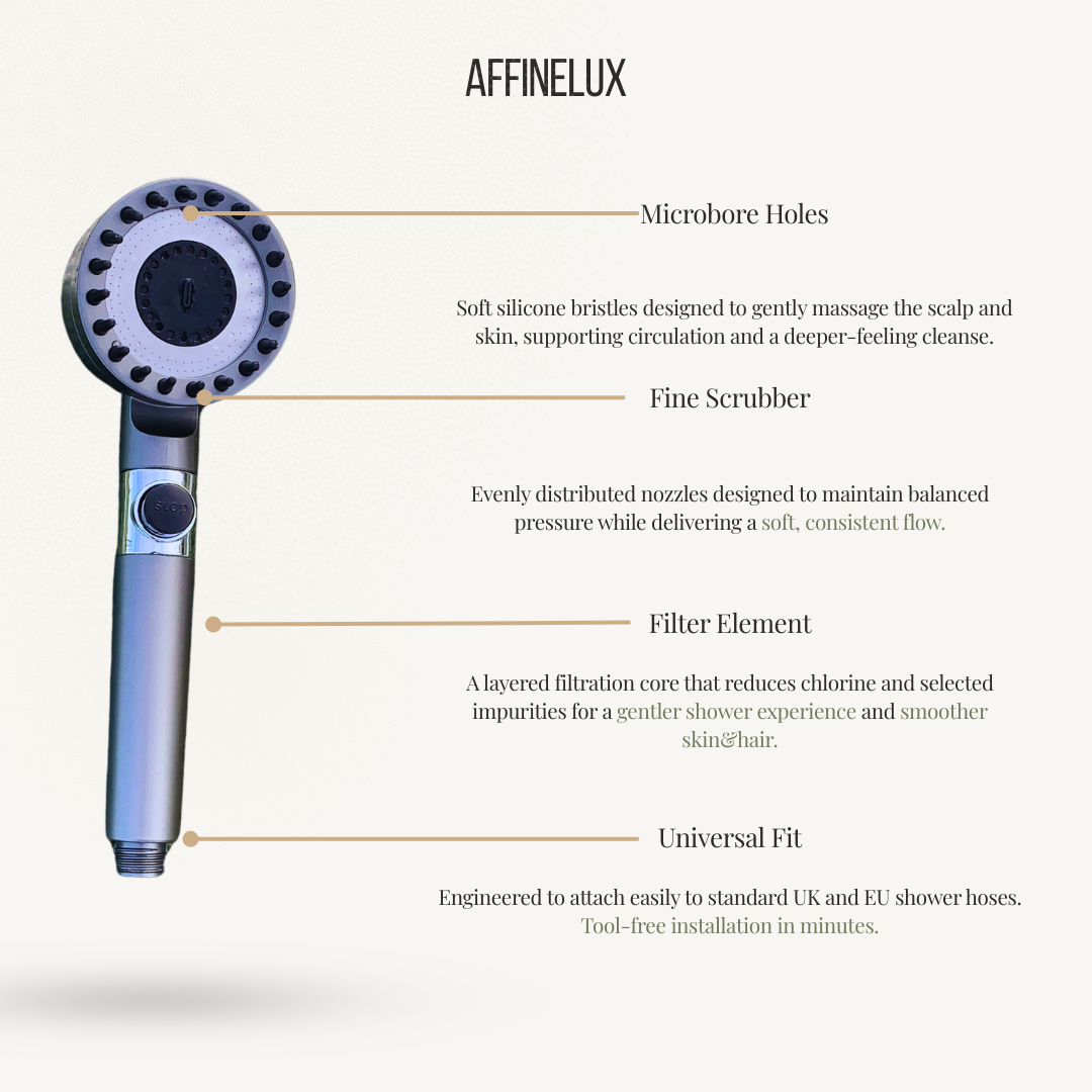 The Ritual - Affinelux Filtered Shower Head